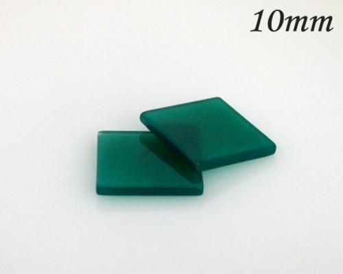 Agate Square 10x10mm Flat