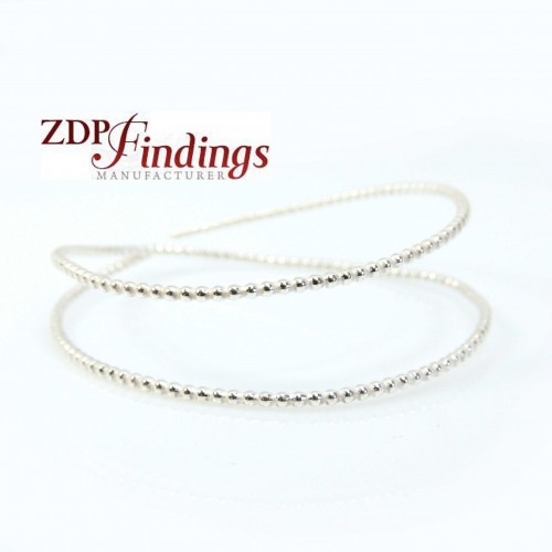 12 Inch Gallery Wire 935 Sterling Silver 1.5mm