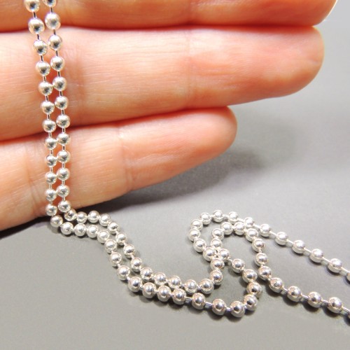 2.30mm Sterling Silver Ball Chain