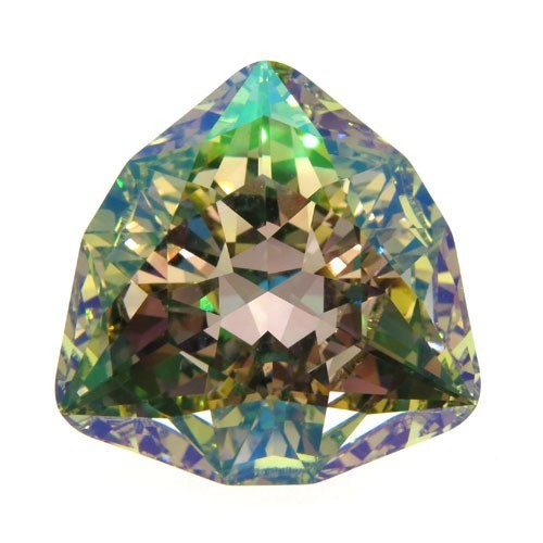 24mm 4706 European Crystals Trilliant Luminous Green