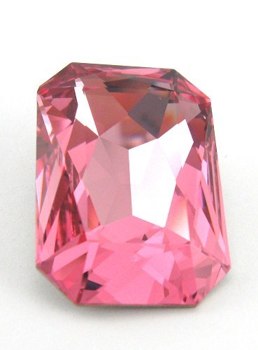 27x18.5mm 4627 European Crystals Octagon Light Rose