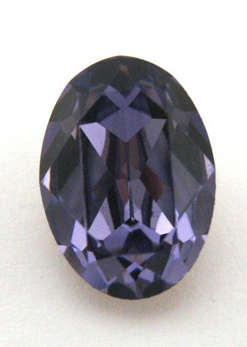 14x10mm 4120 European Crystals Oval Purple Velvet