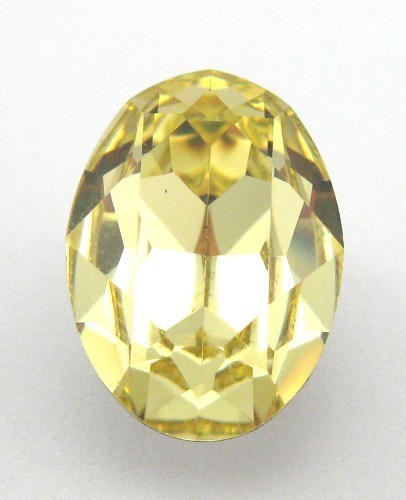 18x13mm 4120 European Crystals Oval Jonquil