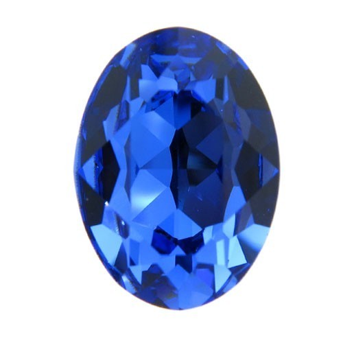18x13mm 4120 European Crystals Oval Sapphire
