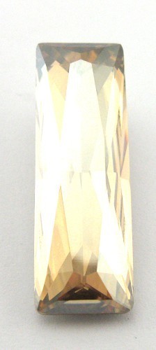 30x10mm 4547 European Crystals Baguette Golden Shadow