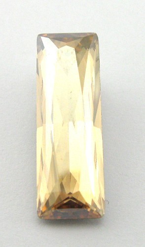 24x8mm 4547 European Crystals Baguette Golden Shadow