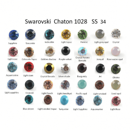ss34 Genuine 1028 European Crystals Crystal, Choose you color