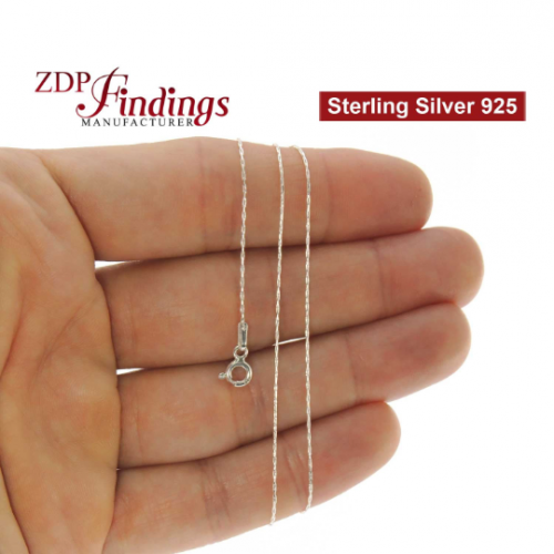 Sterling Silver 925 Finished Trace Chain
