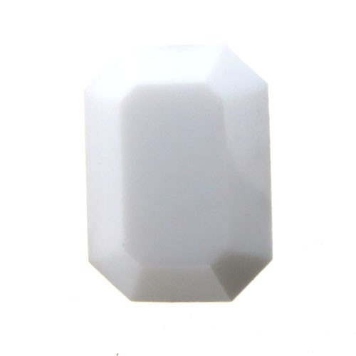 18x13mm 4610 European Crystals Octagon Chalk White