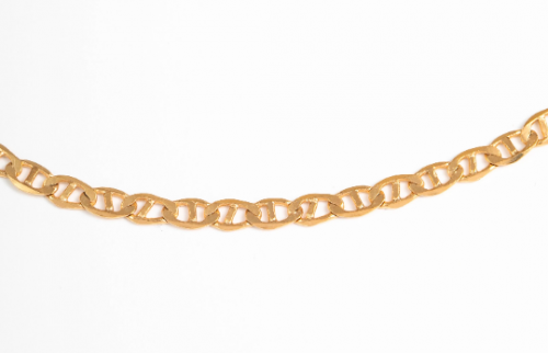 Gold Plated Mariner Style Chain 