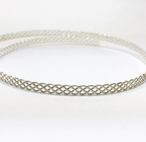 12 Inch Gallery Wire 935 Sterling Silver , 4x0.8mm