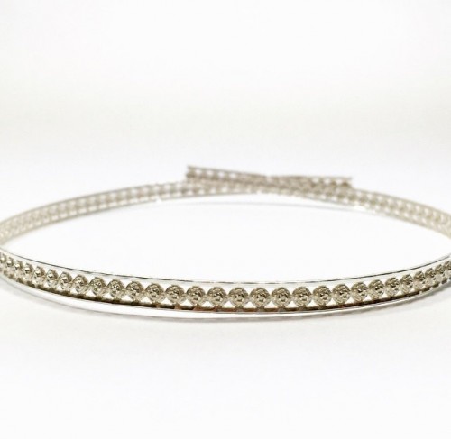 12 Inch Gallery Wire 935 Sterling Silver , 5x1.6mm
