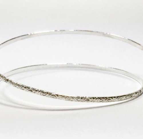 12 Inch Gallery Wire 935 Sterling Silver , 2x1mm