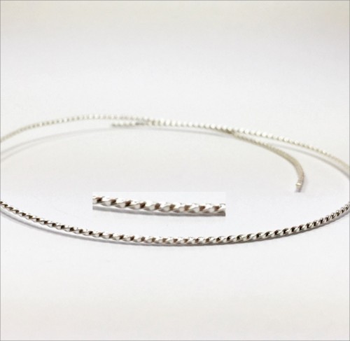 12 Inch Gallery Wire 935 Sterling Silver , 1.2x1.2mm
