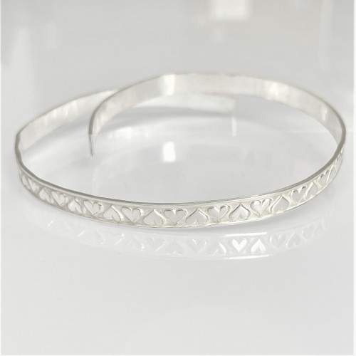 12 Inch Gallery Wire 935 Sterling Silver , 6.8mm
