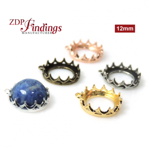 12mm Evolve Crown Bezel setting Collection 