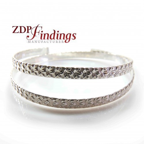 12 Inch Gallery Wire 935 Sterling Silver , 4.2 x 0.8mm