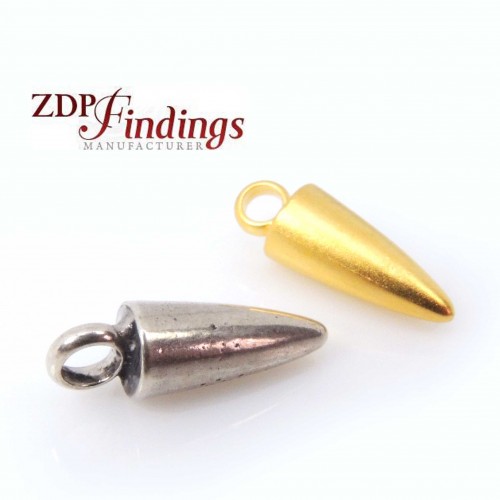 13mm Bullet Army Military Pendant Charm