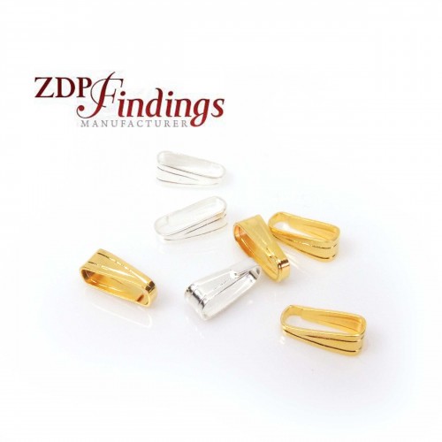 Brass Plated Simple Bail Pinch 4x10mm