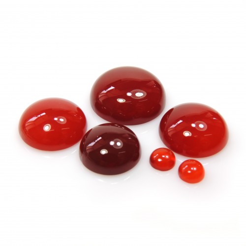 Carnelian Round  Cabochon, Choose your size.