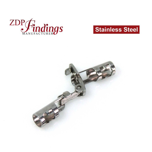 stainless Steel Clasp/Closure, Locking Snap-in-2.50mm
