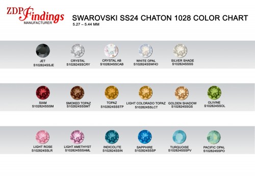 ss24 1088 European Crystals Crystal Rock, Choose your color