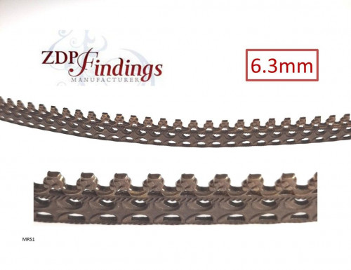 24 Inch (61cm) x 6.3mm Width Brass Strip Gallery Decorative Filigree Pattern Wire