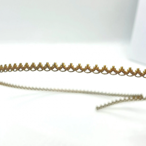 24 Inch (61cm) x 5mm Width Brass Strip Gallery Decorative Filigree Pattern Wire