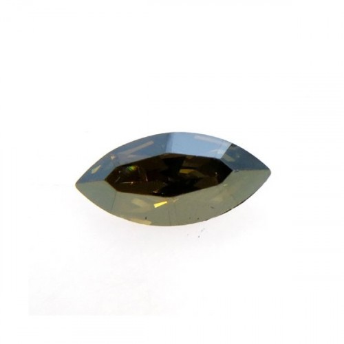15x7mm 4228 European Crystals Navette Bronze Shade