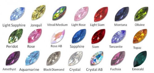 15x7mm 4228 European Crystals Navette Rose