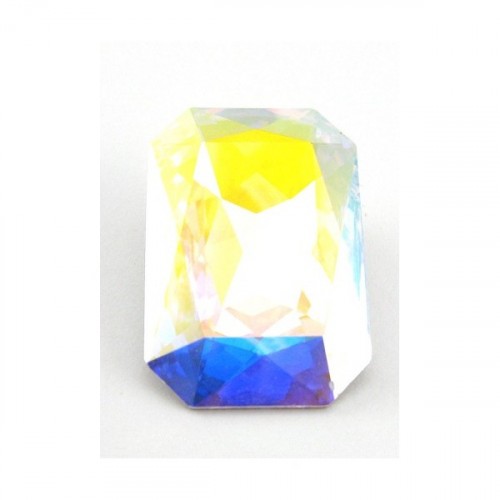 27x18.5mm 4627 European Crystals Octagon Crystal Aurora Borealis