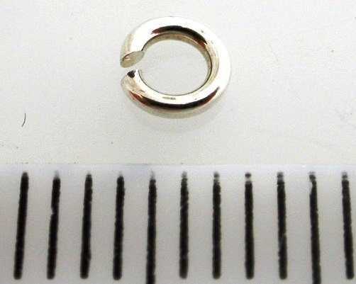 Silver 925 2mm x8mm Silver Jump Rings