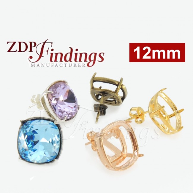 Details about   .925 Sterling Silver 20 MM Stellux Crystal Blue Hoop Earrings MSRP $67