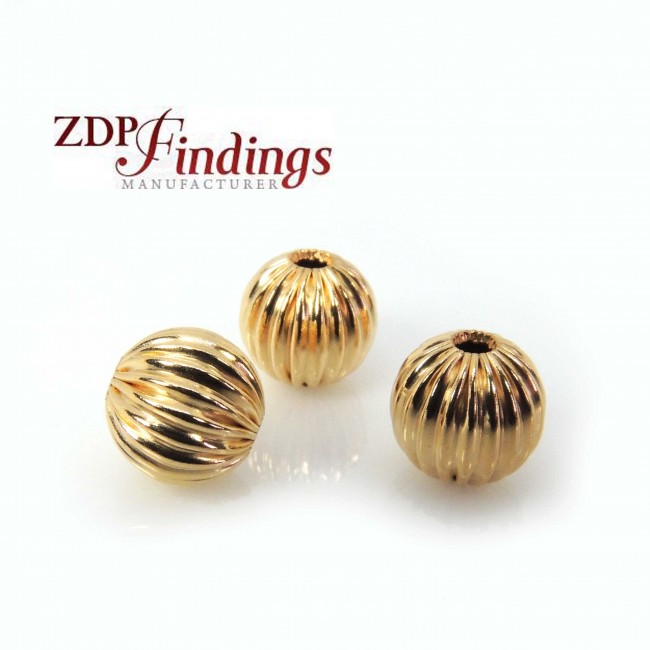 4mm Gold-Filled Round Disc Charm with Hole