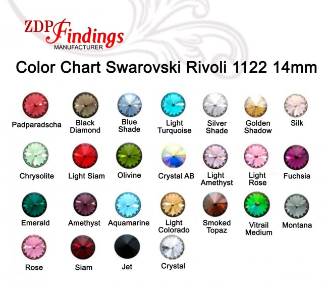 Swarovski Color Chart