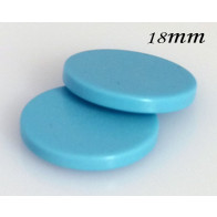 Turquoise Round Flat, Choose your size.