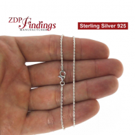 Sterling Silver 925 Finished Rope Chain