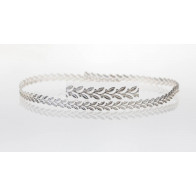 12 Inch Gallery Wire 935 Sterling Silver , 4x0.7mm