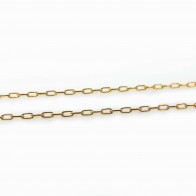 1mm 14k Gold Filled Flat Cable Chain