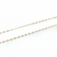 1.3mm 14k Gold Filled Flat Cable Chain