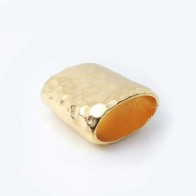 33x18mm Decorative Slider Matte Gold Bead Napkin Ring