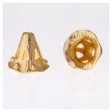 10x5mm Shiny Brass Cones