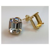 14x10mm 4610 European Crystals Post Earrings