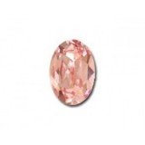 Oval European Crystals 14x10mm 4120 rose peach