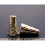 16x6.8mm Shiny Silver Cones