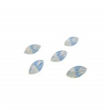 10x5mm 4228 European Crystals Navette White Opal