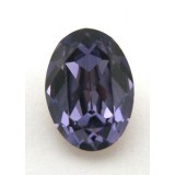 14x10mm 4120 European Crystals Oval Purple Velvet
