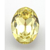 18x13mm 4120 European Crystals Oval Jonquil