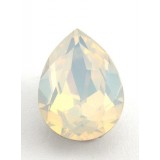 18x13mm 4320 European Crystals Pear White Opal