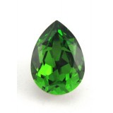 18x13mm 4320 European Crystals Pear Fern Green